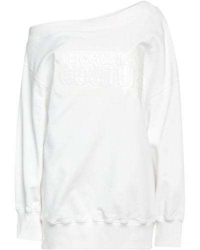 Versace Off Sweatshirt Cotton - White
