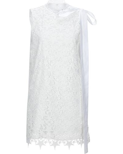 Frankie Morello Mini-Kleid - Weiß