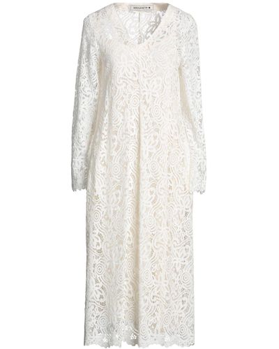 Shirtaporter Midi Dress - White