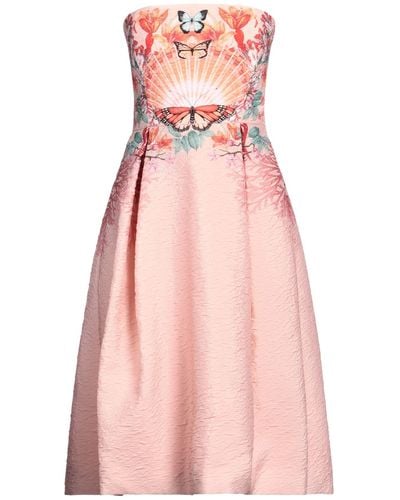 Mary Katrantzou Pastel Midi Dress Polyester, Elastane, Crystalline Glass Xtreme - Pink