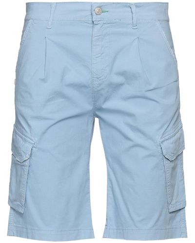 Grey Daniele Alessandrini Shorts & Bermuda Shorts - Blue