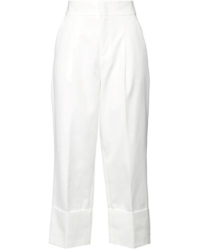 Twin Set Trousers - White