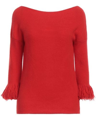 Liviana Conti Jumper Virgin Wool, Polyamide, Cashmere, Elastane - Red
