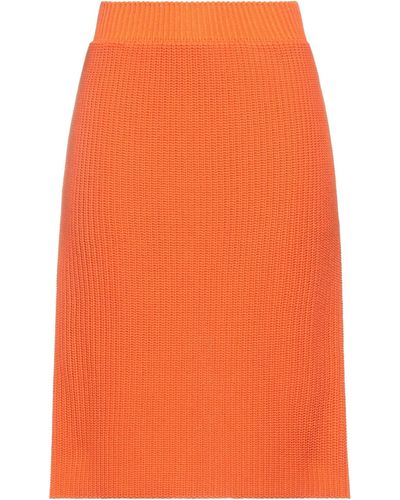 CALVIN KLEIN 205W39NYC Midi Skirt - Orange