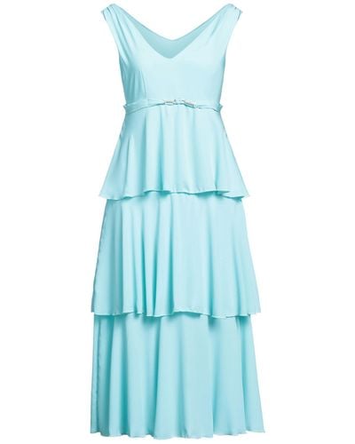 Rinascimento Midi-Kleid - Blau