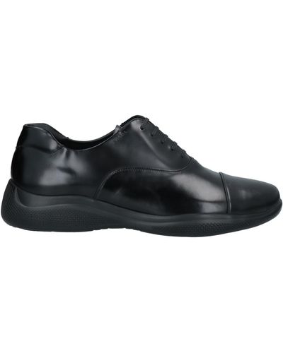 Prada Linea Rossa Lace-up Shoes - Black