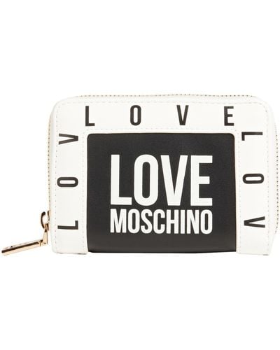 Love Moschino Wallet Polyurethane - White