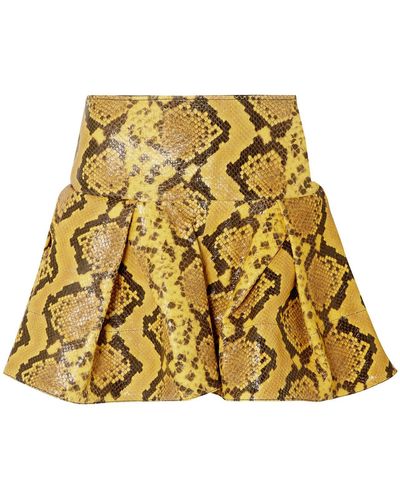 Marques'Almeida Mini Skirt - Yellow
