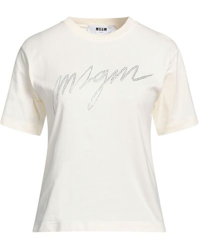 MSGM T-shirts - Weiß