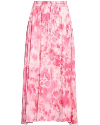 No Secrets Midi Skirt - Pink