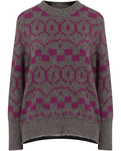 Massimo Alba Lead Sweater Cashmere - Purple