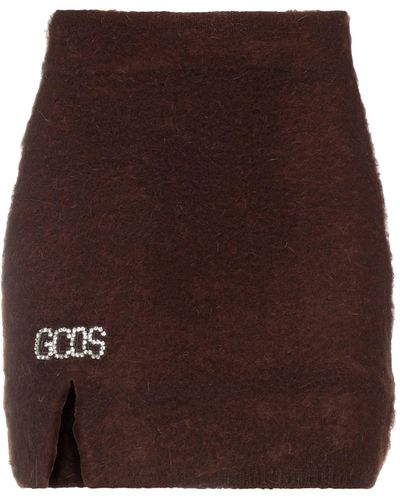 Gcds Mini Skirt - Brown