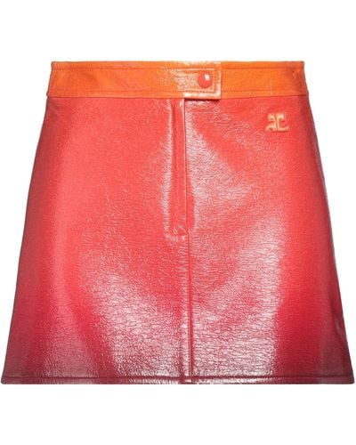 Courreges Mini Skirt - Red