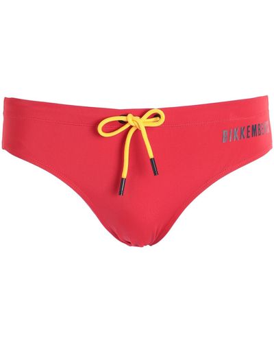 Bikkembergs Bikini Bottoms & Swim Briefs - Red