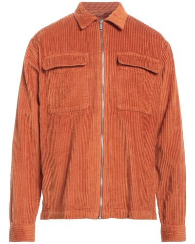 SELECTED Rust Shirt Organic Cotton, Cotton - Orange