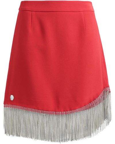 Philipp Plein Mini Skirt - Red