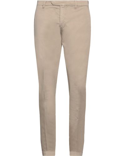 Luigi Borrelli Napoli Light Pants Cotton, Elastane - Natural