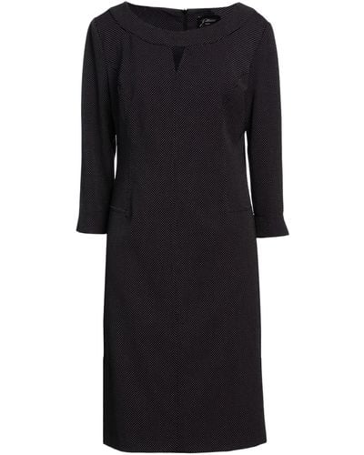 Gattinoni Deep Midi Dress Polyester, Viscose, Elastane - Black