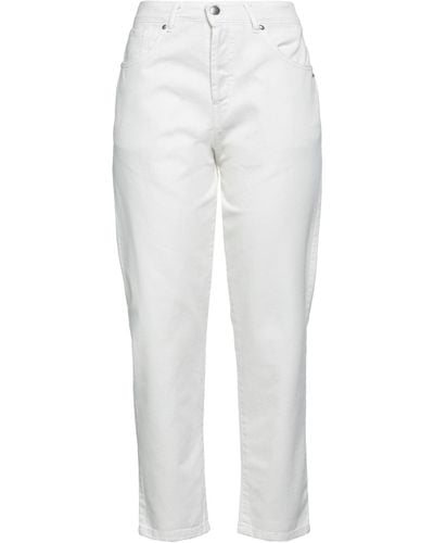 Berna Pantaloni Jeans - Bianco