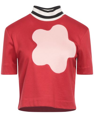 KENZO T-Shirt Viscose, Polyamide, Elastane - Red