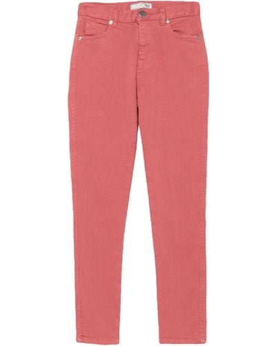 PT Torino Pantalon en jean - Rouge
