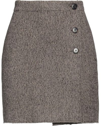 Pomandère Mini Skirt - Grey