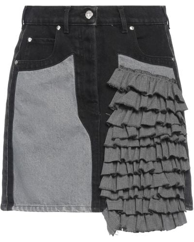 MSGM Denim Skirt - Black