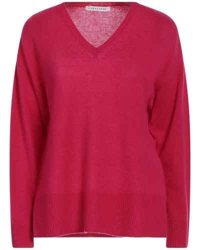 Caractere Pullover - Rosso