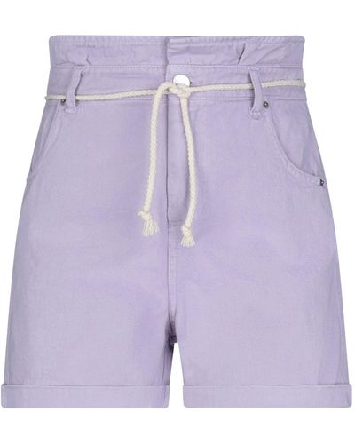ViCOLO Denim Shorts - Purple