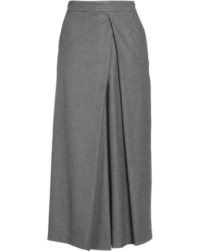 Les Copains Midi Skirt - Gray