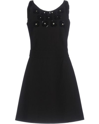 Boutique Moschino Mini Dress Cotton, Other Fibers - Black