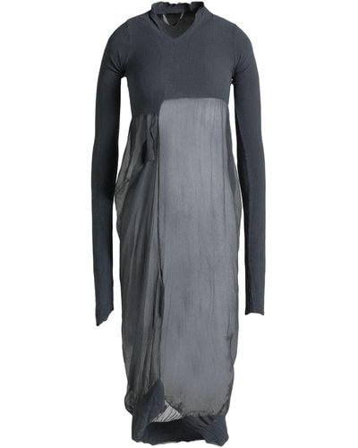 Marc Le Bihan Steel Midi Dress Polyamide, Silk, Elastane - Gray