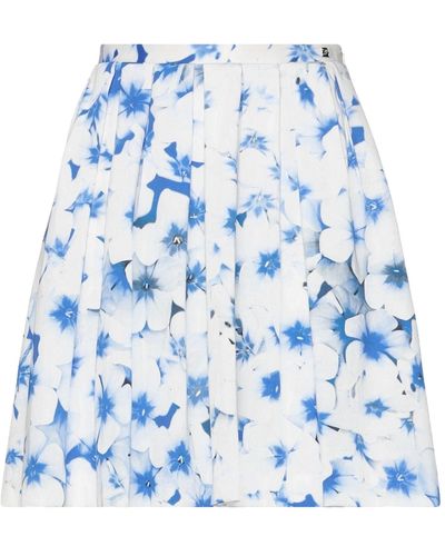 Paul & Shark Mini Skirt Cotton, Elastane - Blue