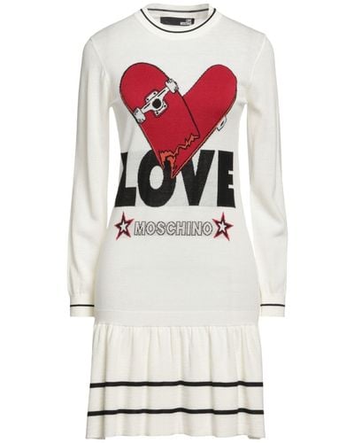 Love Moschino Minivestido - Blanco