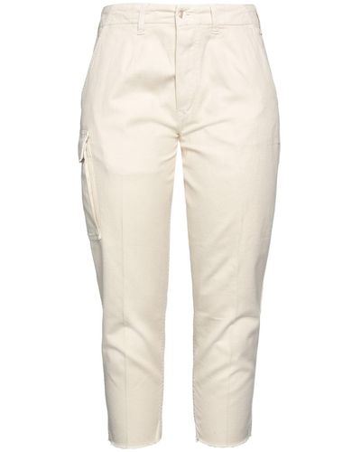 Don The Fuller Pants Cotton, Linen, Elastane - Natural