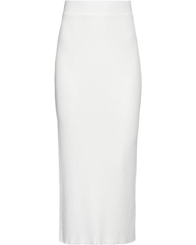 Soallure Midi Skirt - White
