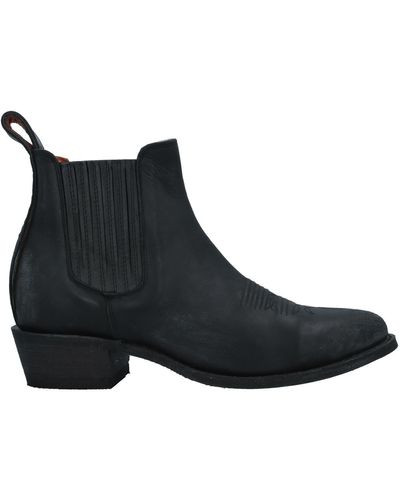Mexicana Ankle Boots Soft Leather - Black
