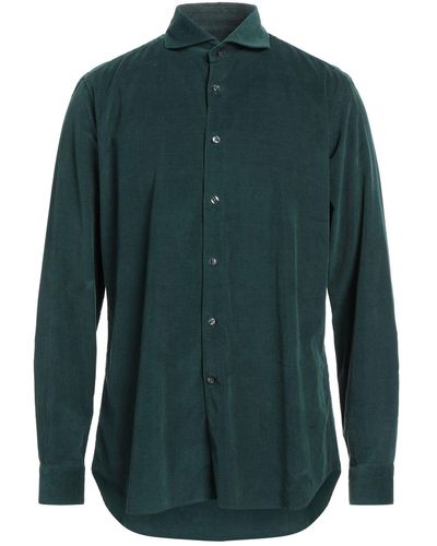 Caliban Dark Shirt Cotton - Green