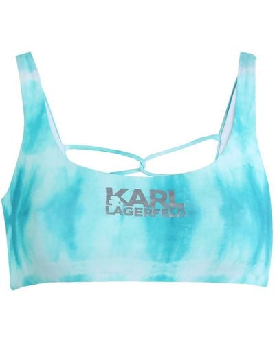 Karl Lagerfeld Top Bikini - Blu