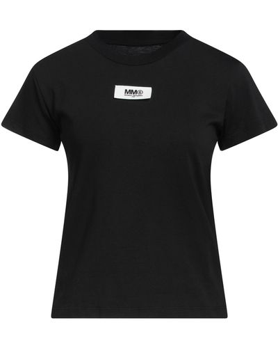 MM6 by Maison Martin Margiela T-shirts - Schwarz