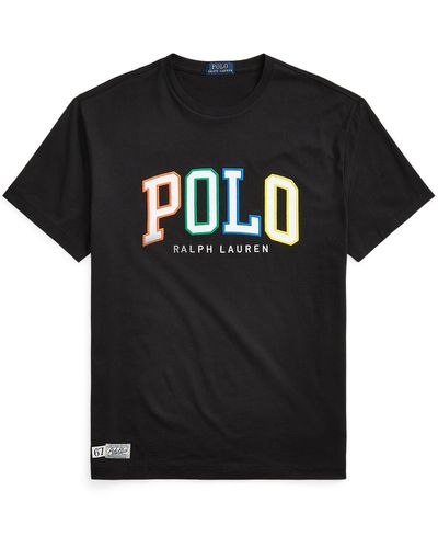 Polo Ralph Lauren Crewneck Varsity Logo T-shirt - Black