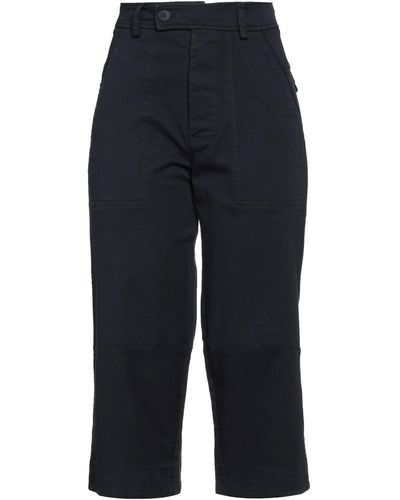 Alpha Studio Cropped Trousers - Blue