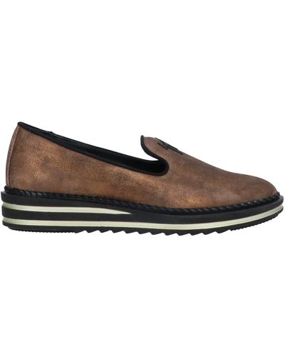 Giuseppe Zanotti Loafers Soft Leather - Brown