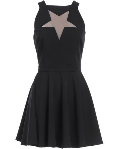 Versace Mini Dress Polyester, Elastane - Black