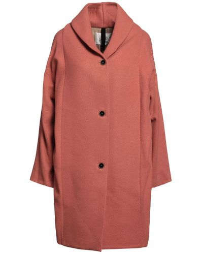 Attic And Barn Manteau long - Rouge