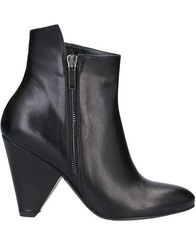Piumi Ankle Boots Soft Leather - Black