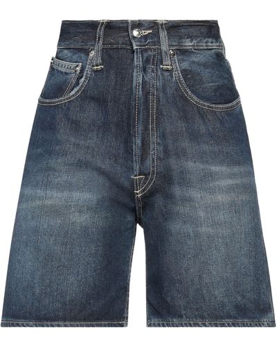 People Denim Shorts - Blue