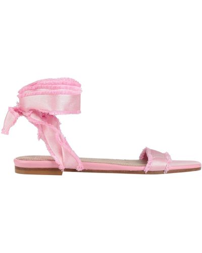 Red(V) Sandals - Pink