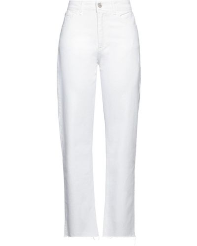 Maria Vittoria Paolillo Pantalon en jean - Blanc