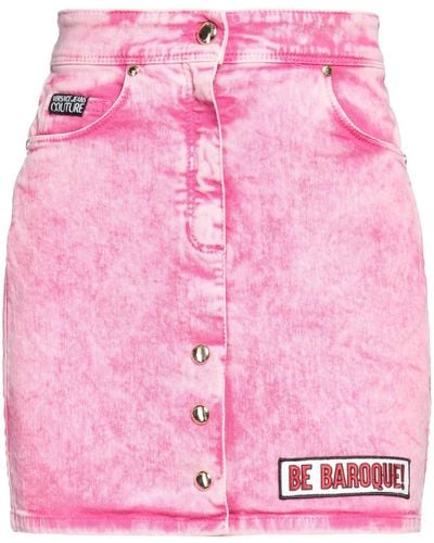 Versace Denim Skirt - Pink